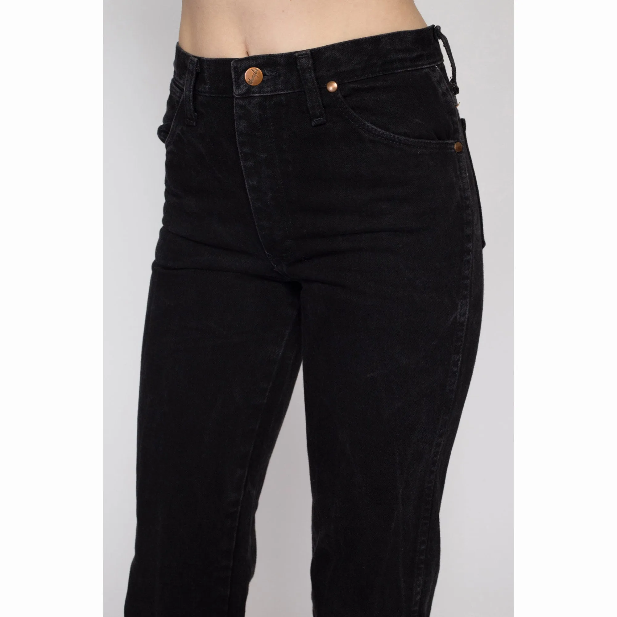 29" Waist 90s Wrangler Black Mid Rise Jeans