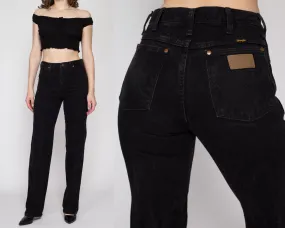 29" Waist 90s Wrangler Black Mid Rise Jeans