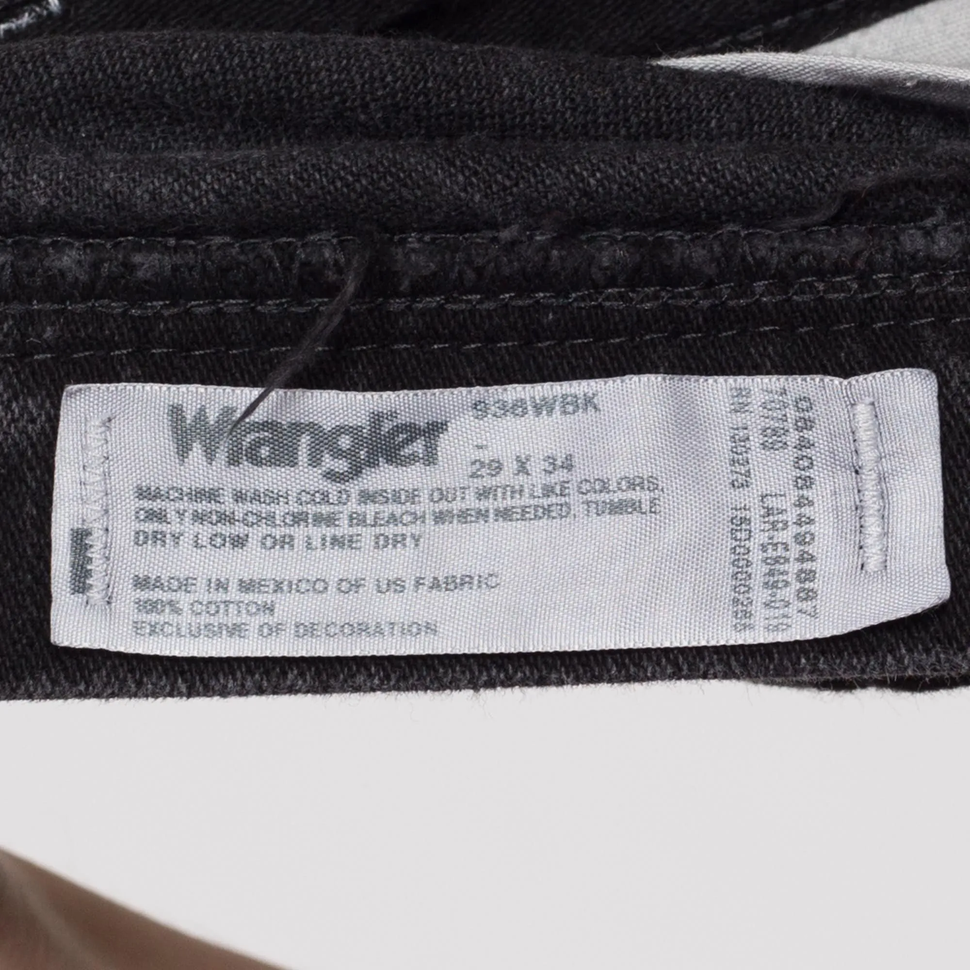 29" Waist 90s Wrangler Black Mid Rise Jeans