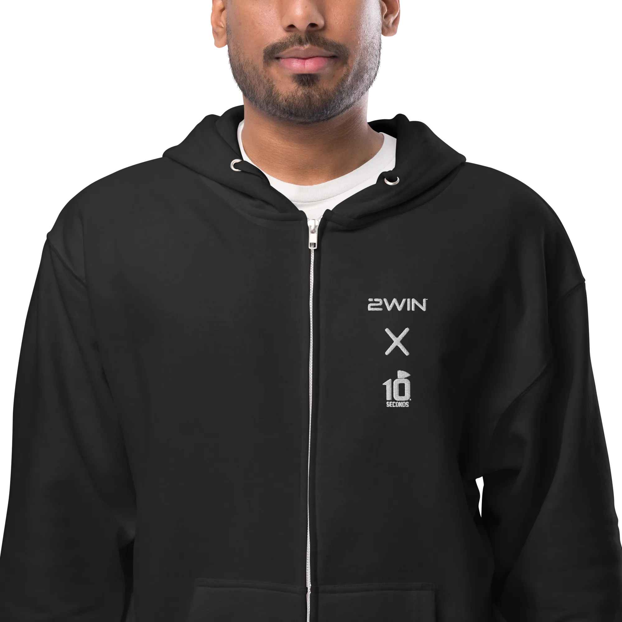 2WIN | Zip fleece hoodie