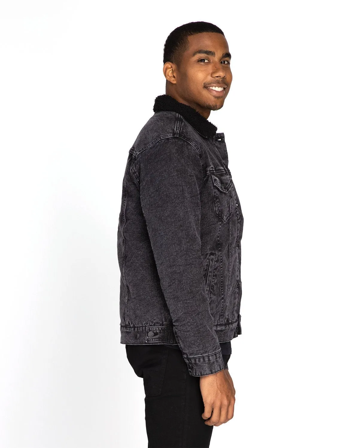 372J-Threadfast Apparel-BLACK DENIM/ BLK