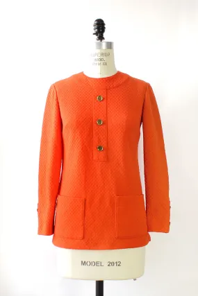 60s Tomato Tunic XS