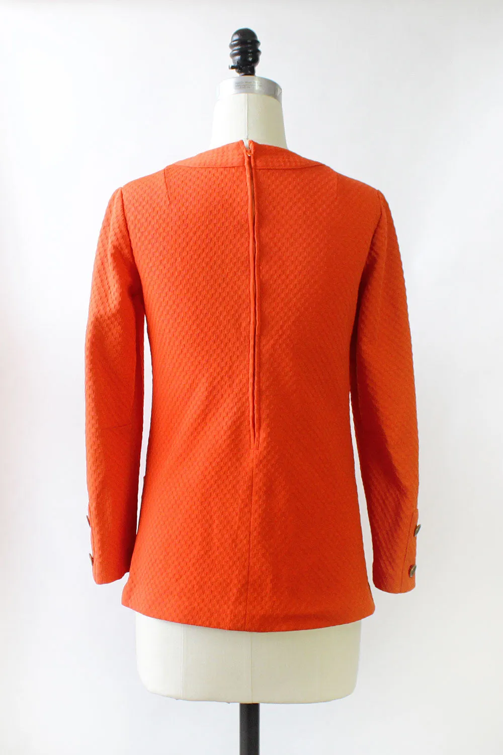 60s Tomato Tunic XS