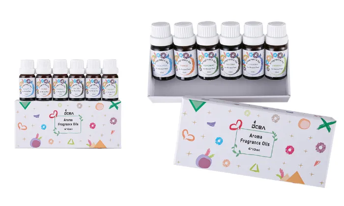 6Piece 10ml Essential Oils Gift Set