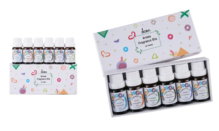 6Piece 10ml Essential Oils Gift Set