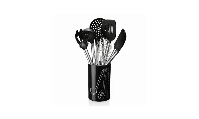 8 Piece Silicone Non-stick Barreled Cooking Utensils