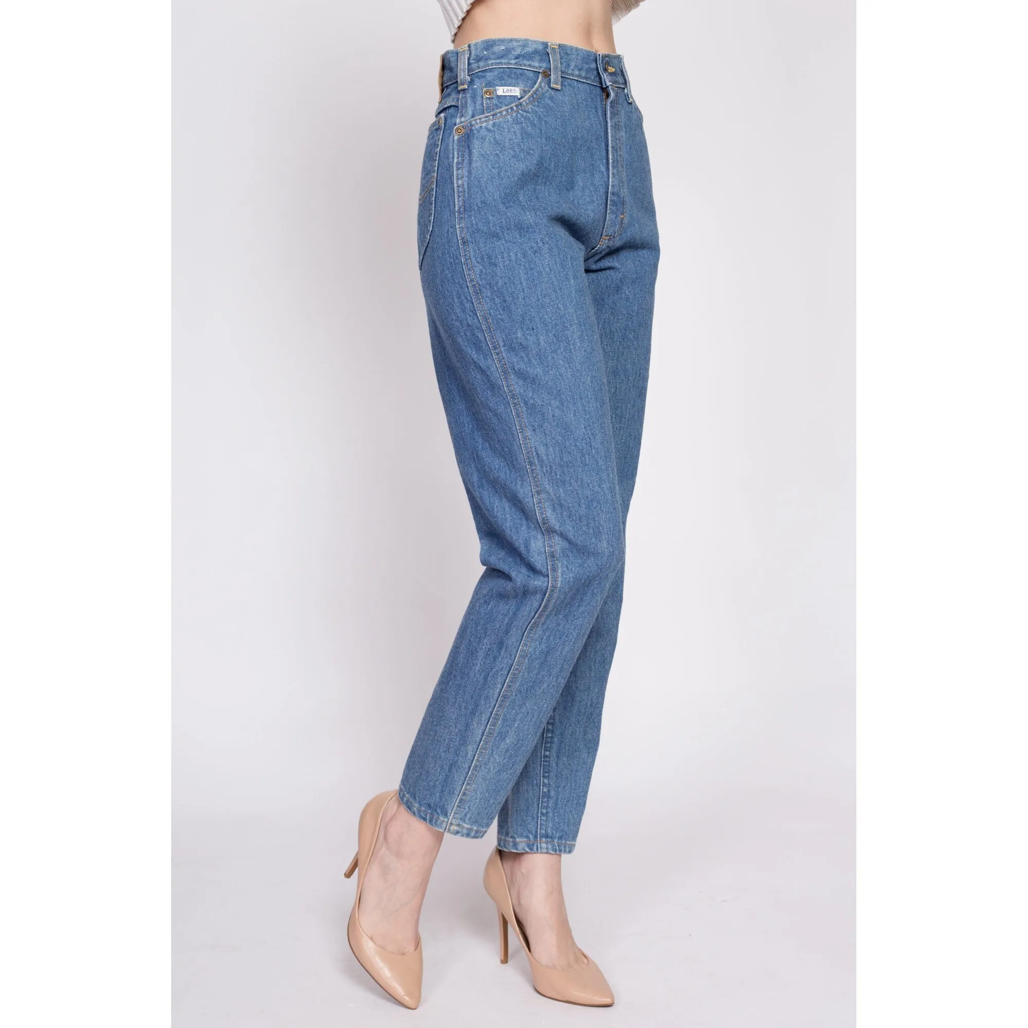 80s Lee Riders High Waisted Mom Jeans - Small, 26"