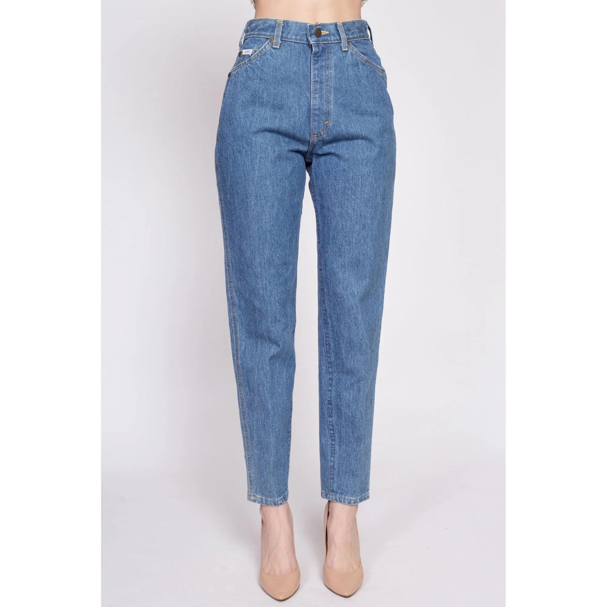 80s Lee Riders High Waisted Mom Jeans - Small, 26"