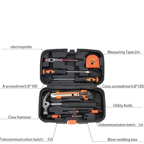 9-piece Household Toolbox Set