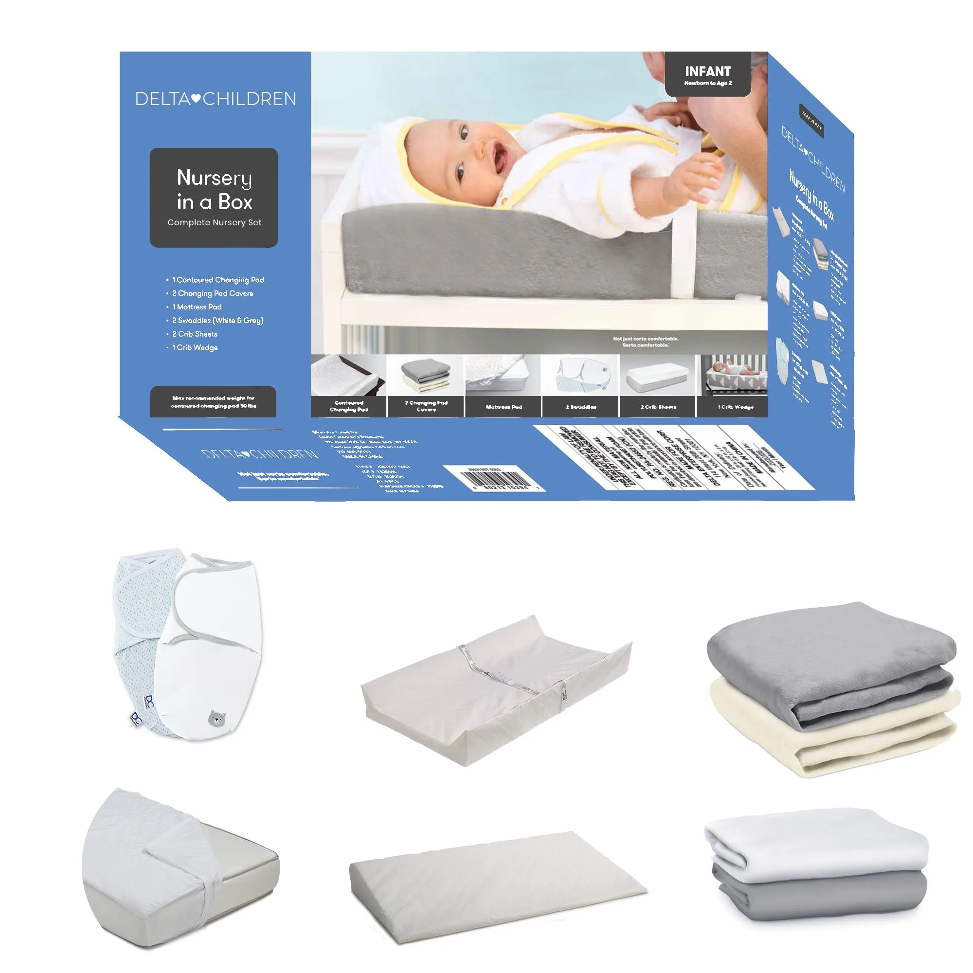 9-Piece Nursery-in-a-Box Set