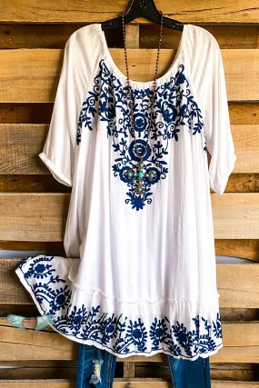 AHB EXCLUSIVE:  Temperature Rising Tunic - White - SALE