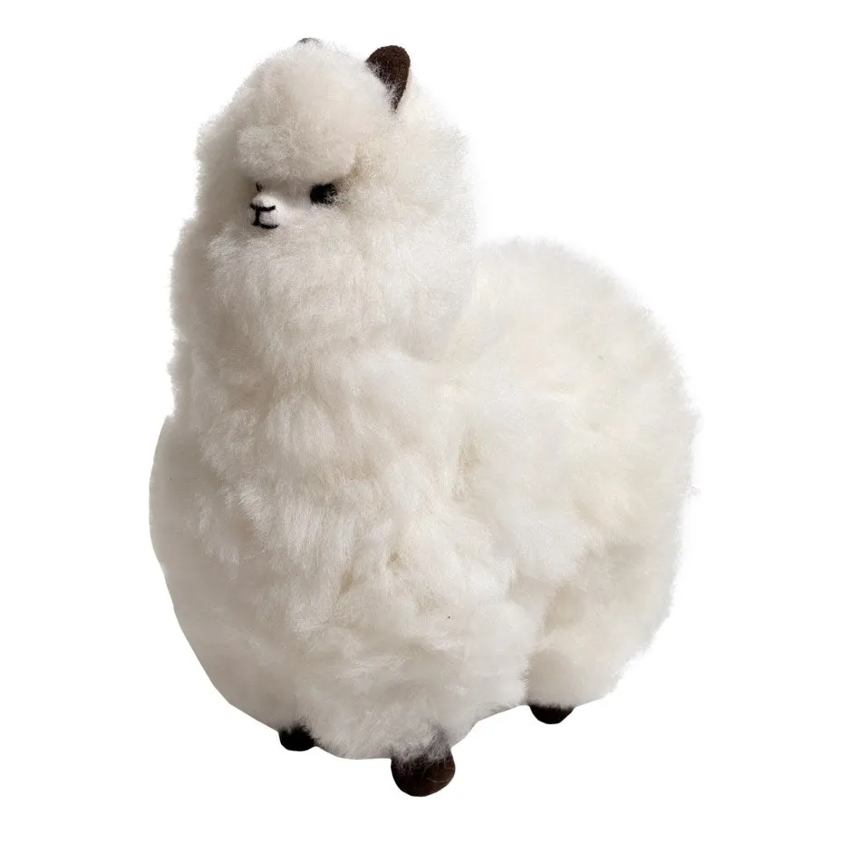 Alpaca Animal -  Standing Alpaca - 20" -White