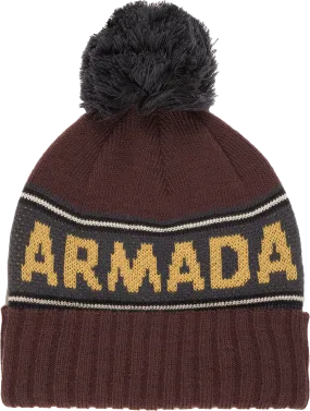 ARMADA Jacquard Knit Pom Beanie Sassafras/Indigo/Honey | Buy ARMADA Jacquard Knit Pom Beanie Sassafras/Indigo/Honey here | Outnorth