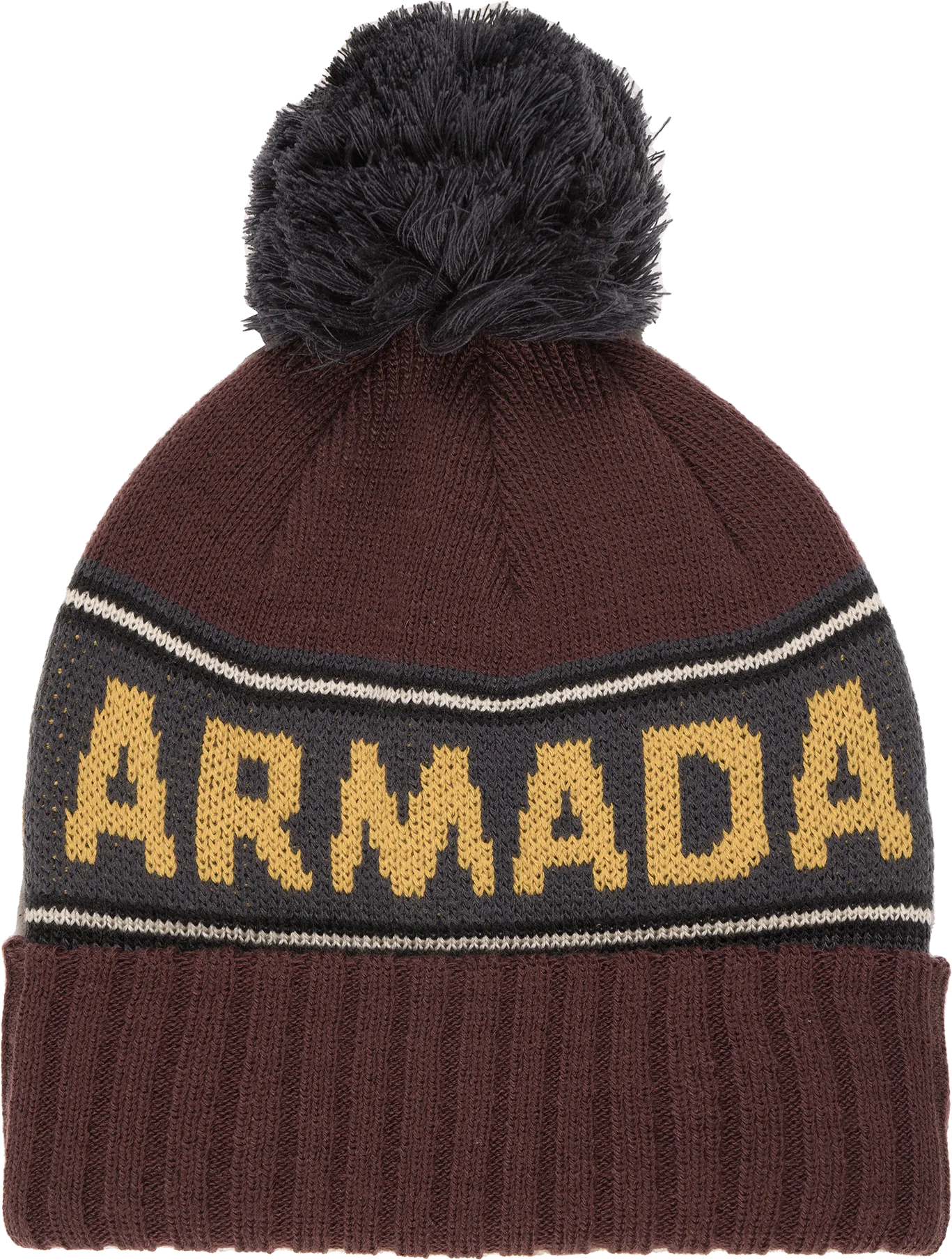 ARMADA Jacquard Knit Pom Beanie Sassafras/Indigo/Honey | Buy ARMADA Jacquard Knit Pom Beanie Sassafras/Indigo/Honey here | Outnorth