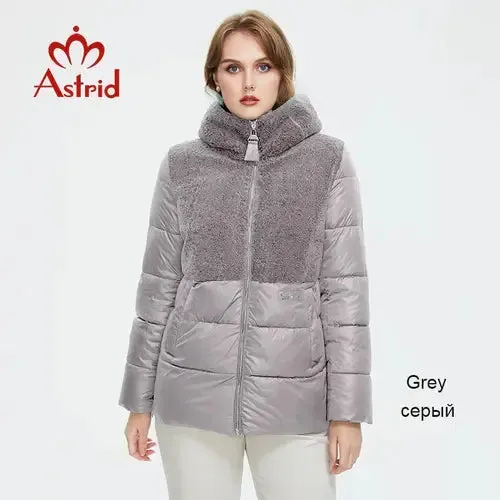 Astrid 2023 Winter Women's Jacket Plus Size Parkas Women Clothing Faux