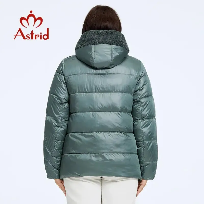 Astrid 2023 Winter Women's Jacket Plus Size Parkas Women Clothing Faux