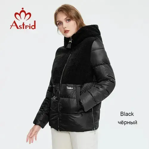 Astrid 2023 Winter Women's Jacket Plus Size Parkas Women Clothing Faux