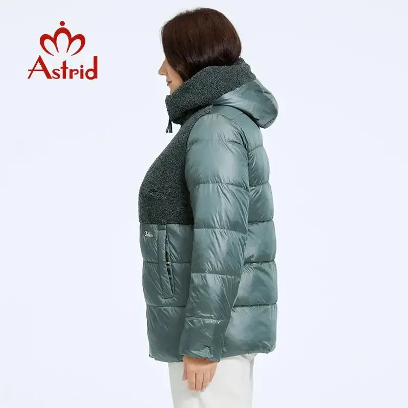 Astrid 2023 Winter Women's Jacket Plus Size Parkas Women Clothing Faux