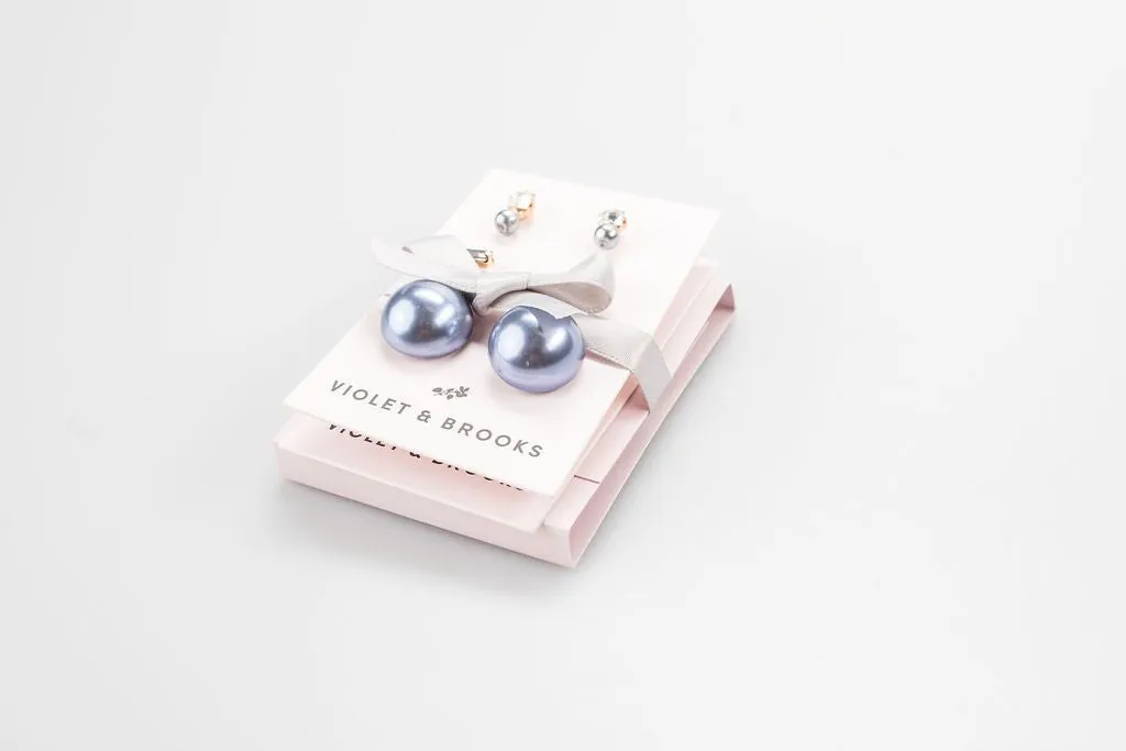 Audrey Pearl Earring Gift Trio