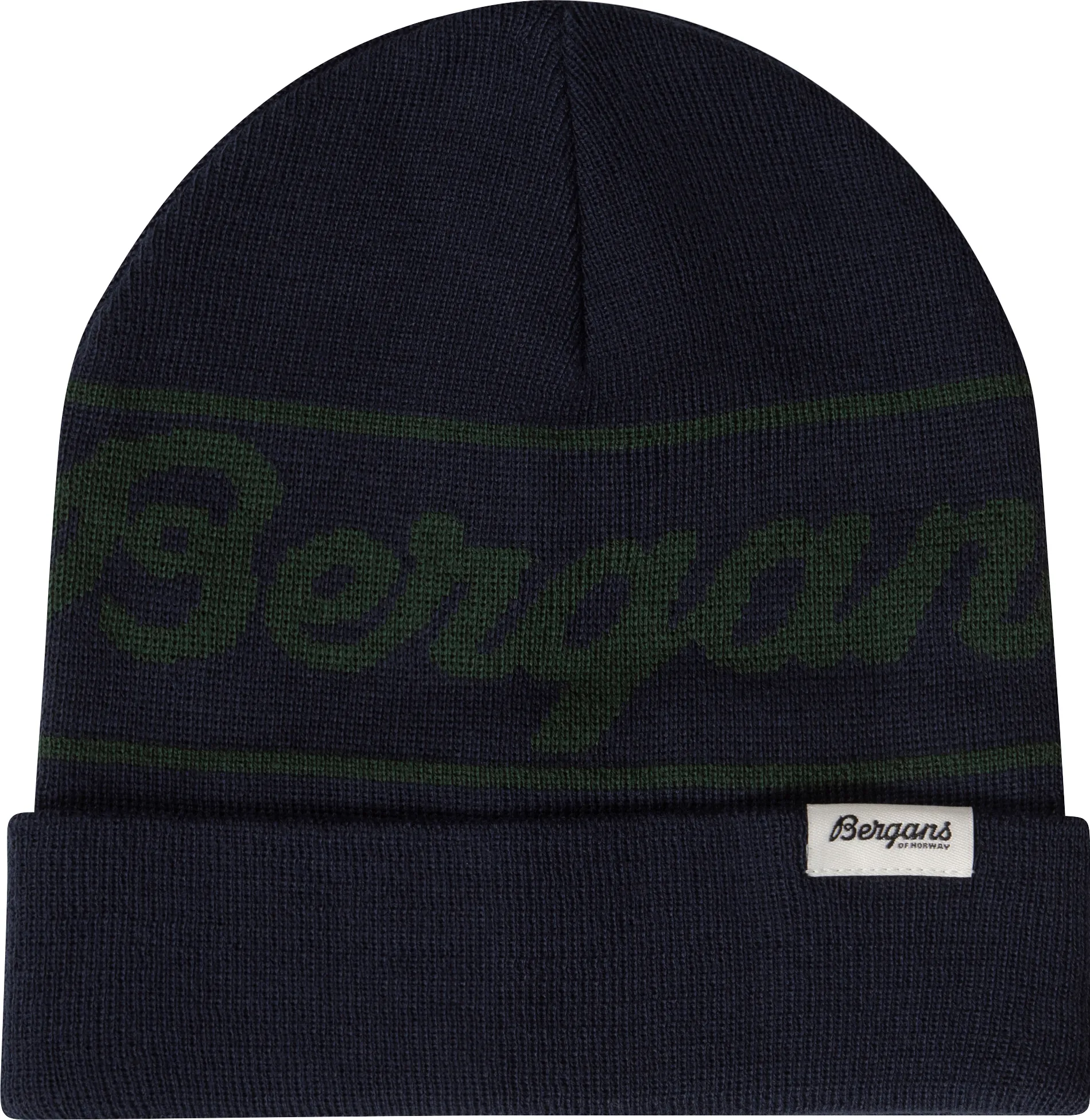 Bergans Juniors&#x27; Logo Beanie Navy Blue/Duke Green | Buy Bergans Juniors&#x27; Logo Beanie Navy Blue/Duke Green here | Outnorth