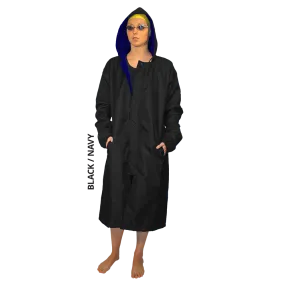 Black/Navy SS Swim Parka