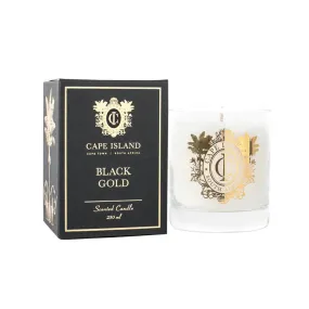 Candle Black Gold Medium