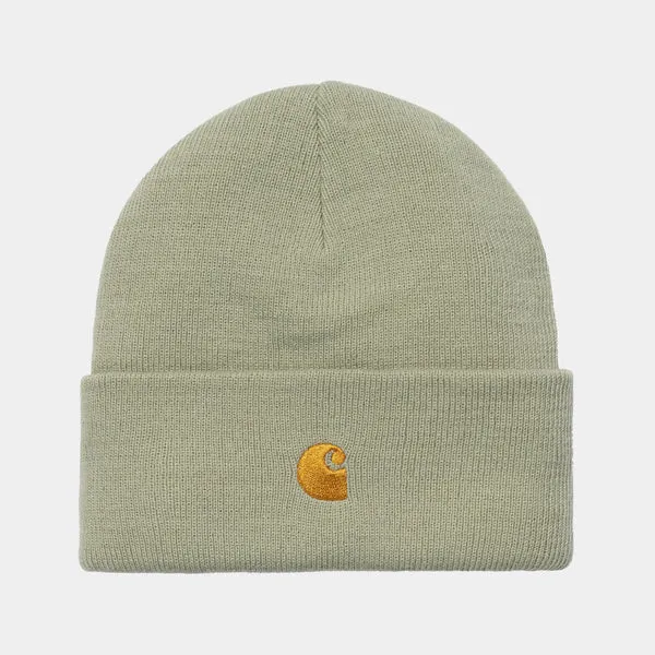 Carhartt WIP Chase Beanie - Agave / Gold