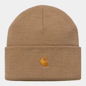 Carhartt WIP Chase Beanie - Dusty H Brown