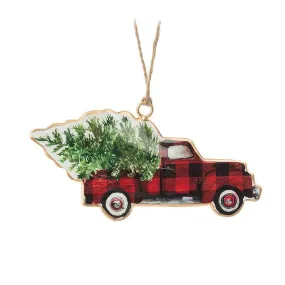 Check Truck with Tree Ornament