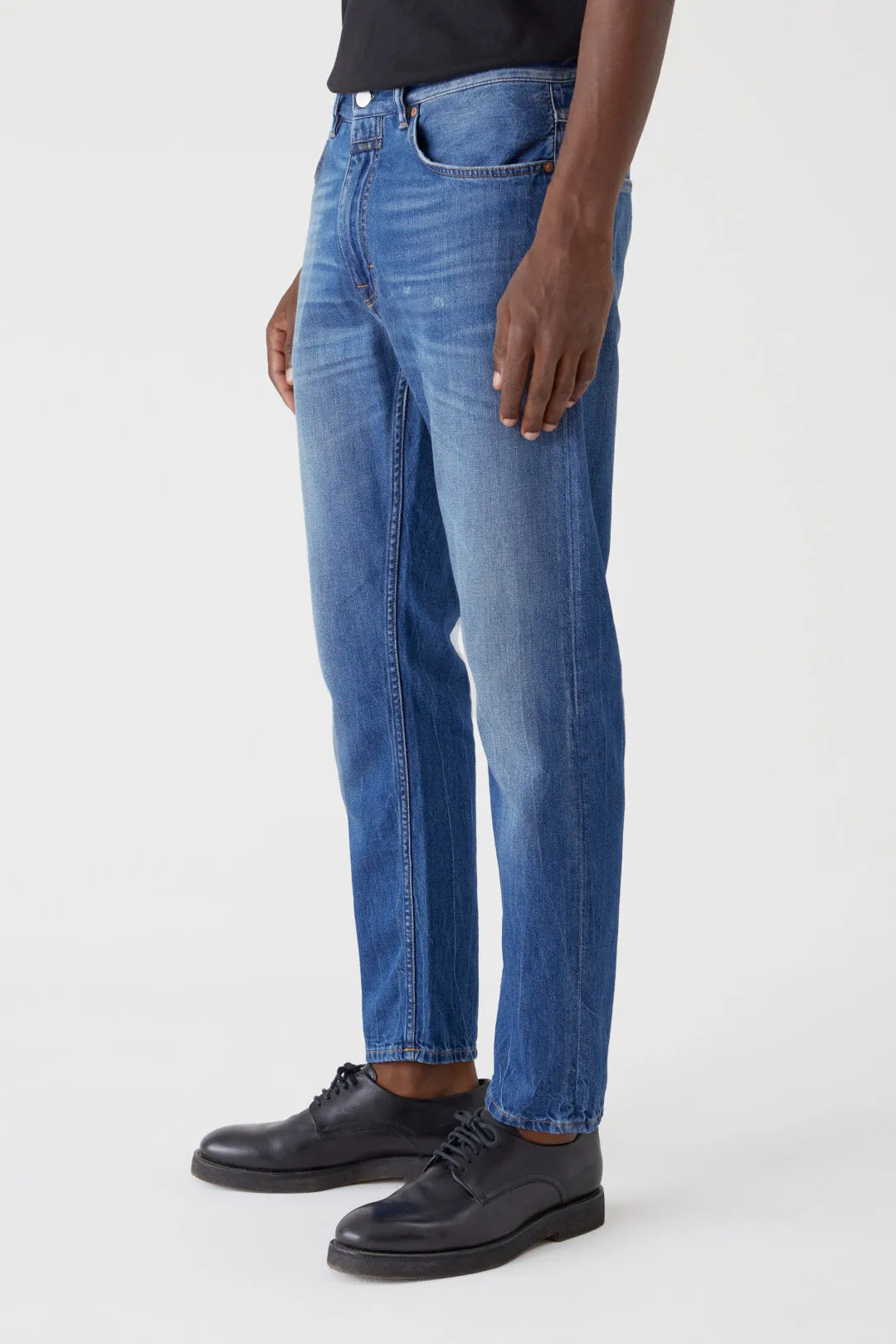 Closed New Mid Blue Cooper Tapered Denim Jean