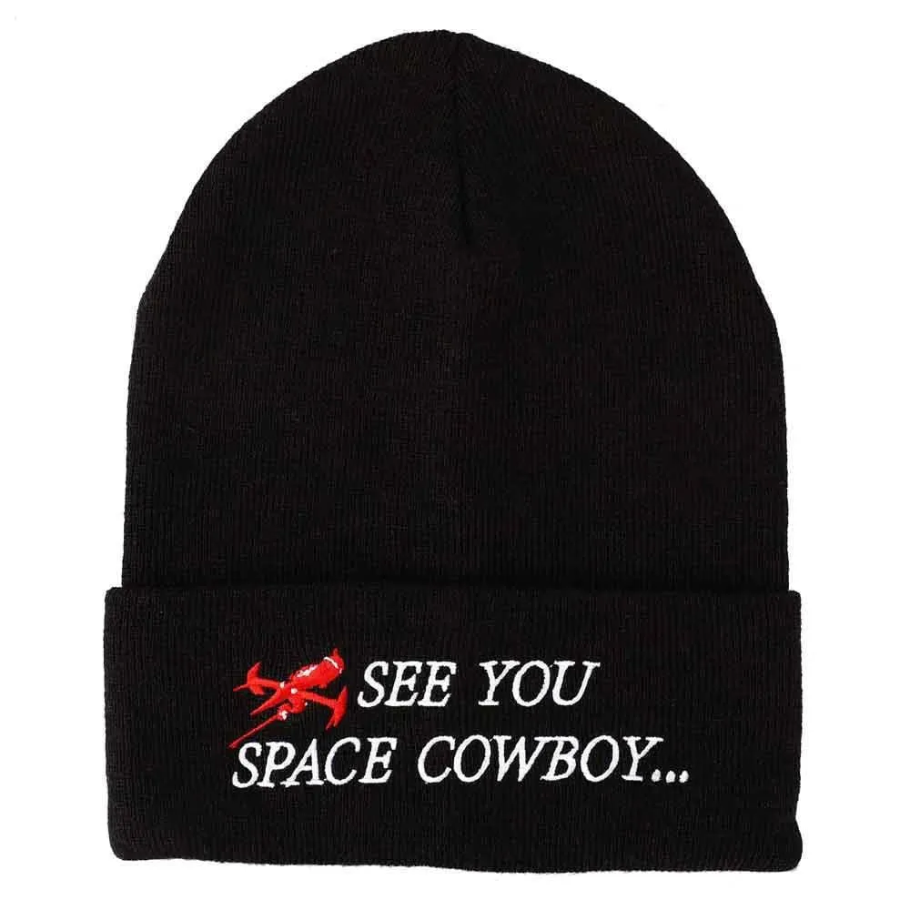 Cowboy Bebop - "See You Space Cowboy..." Beanie Hat (Black) - Bioworld