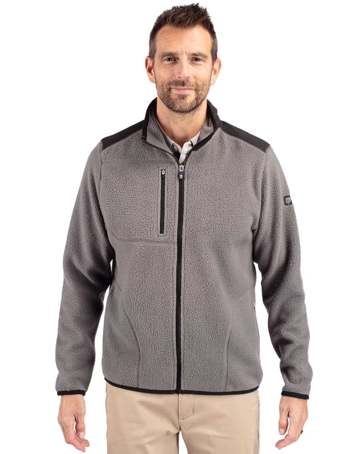 Cutter & Buck - Men's Cascade Sherpa Fleece Jacket