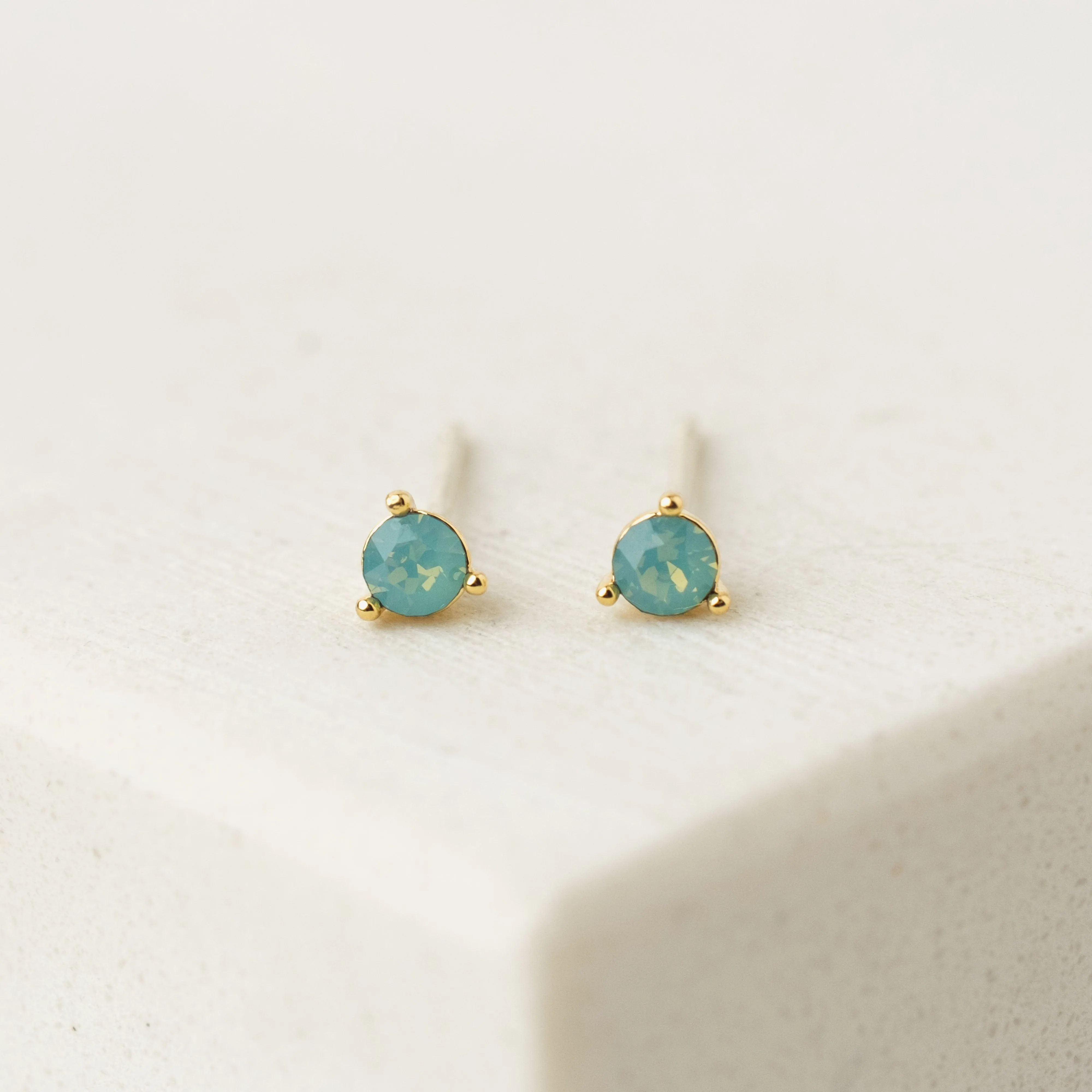 December Kaleidoscope Birthstone Stud Earrings