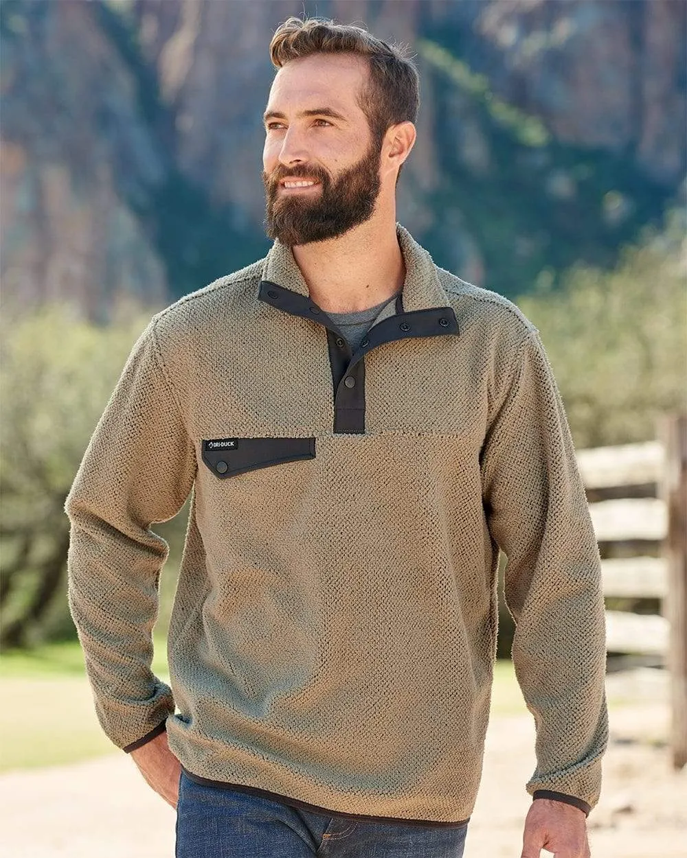 DRI DUCK - Men's Brooks Sherpa Fleece Pullover