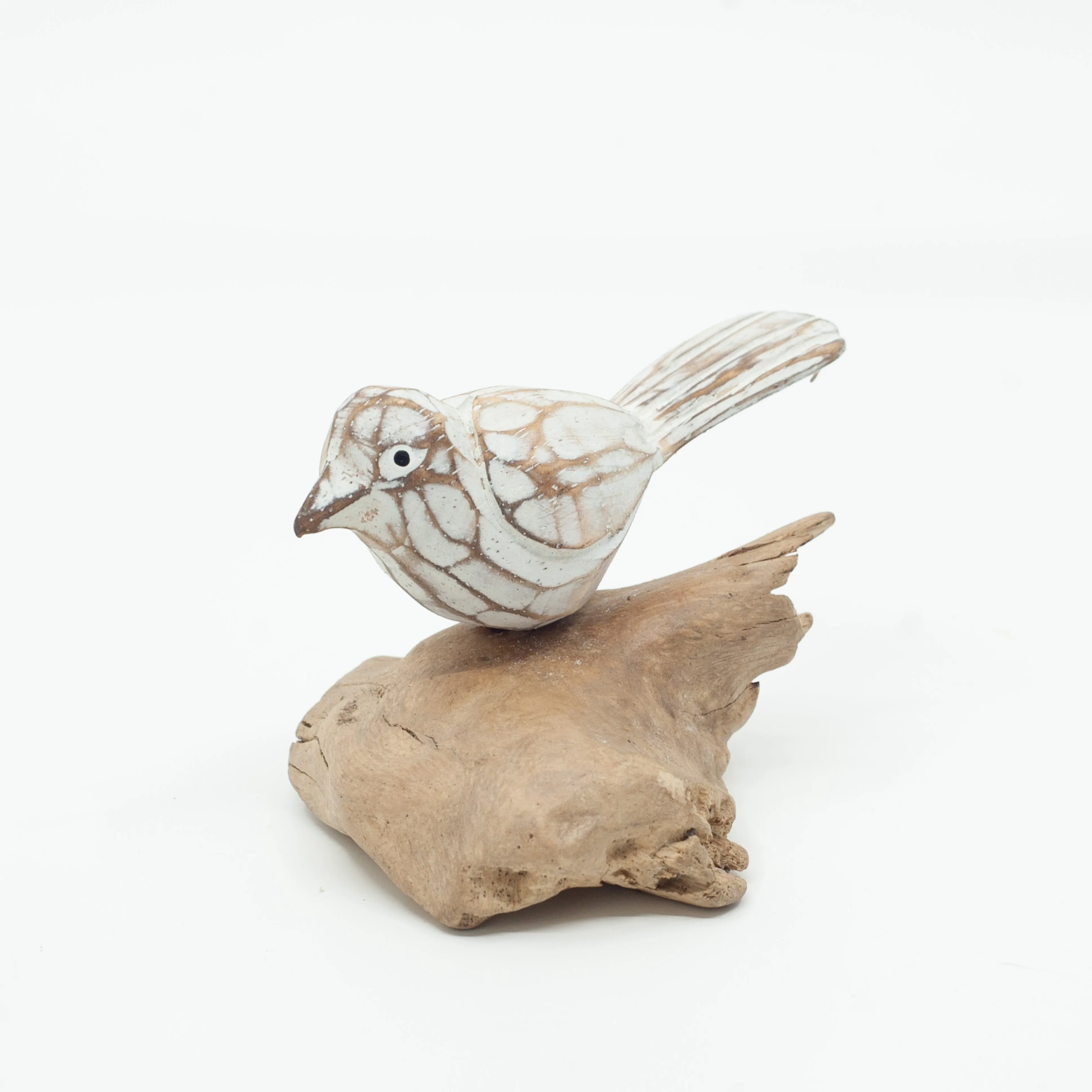 Driftwood Bird on Base