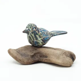 Driftwood Bird on Base