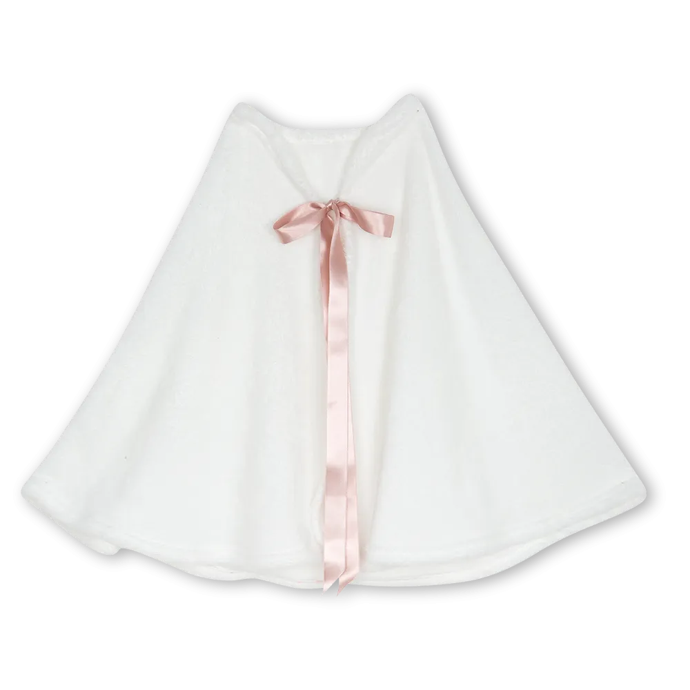 ELIZA GIRLS' CAPE WHITE