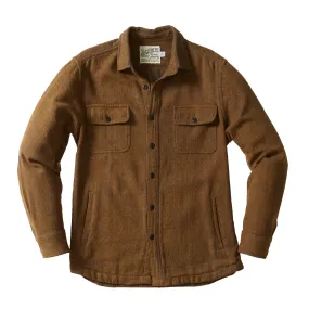 Eureka Heavyweight Shirt Jacket - Light Mustard Herringbone Twill