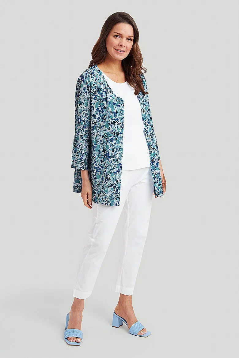 Flower Valley Grace Tunic - Blue Mix