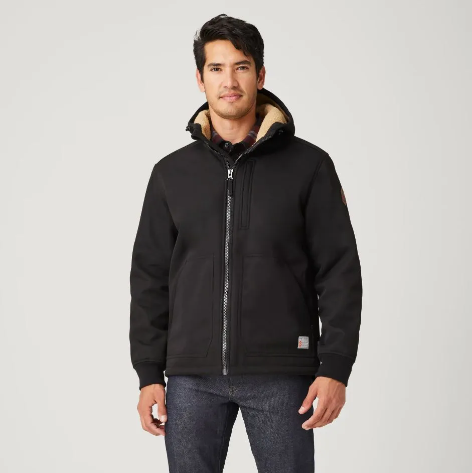 Free Country Mens Wind River Burly Canvas Hooded Full Zip Jacket