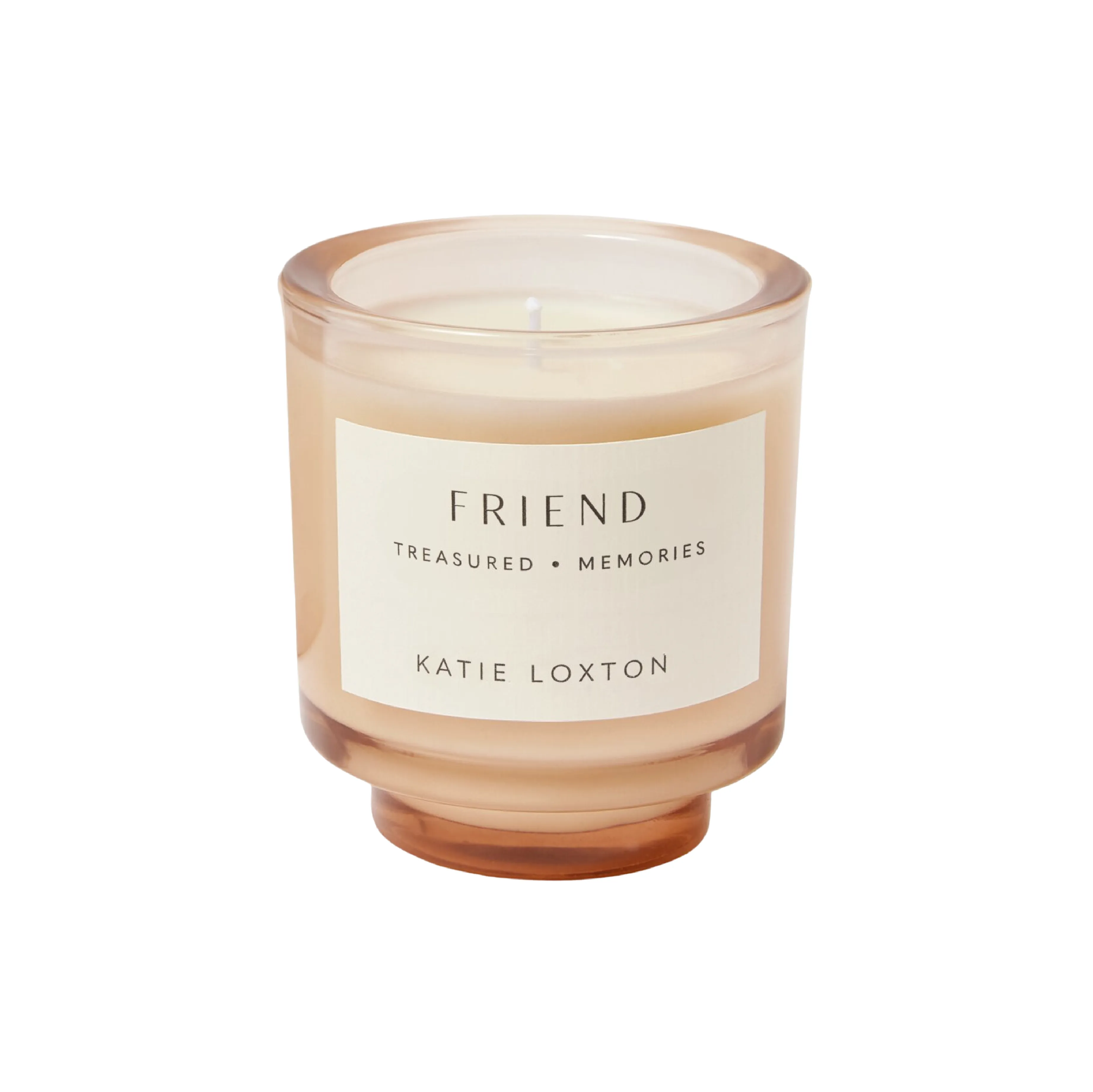 'Friend' Sentiment Candle | Peach Rose & Sweet Mandarin