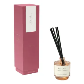 'Friend' Sentiment Reed Diffuser | Peach Rose & Sweet Mandarin