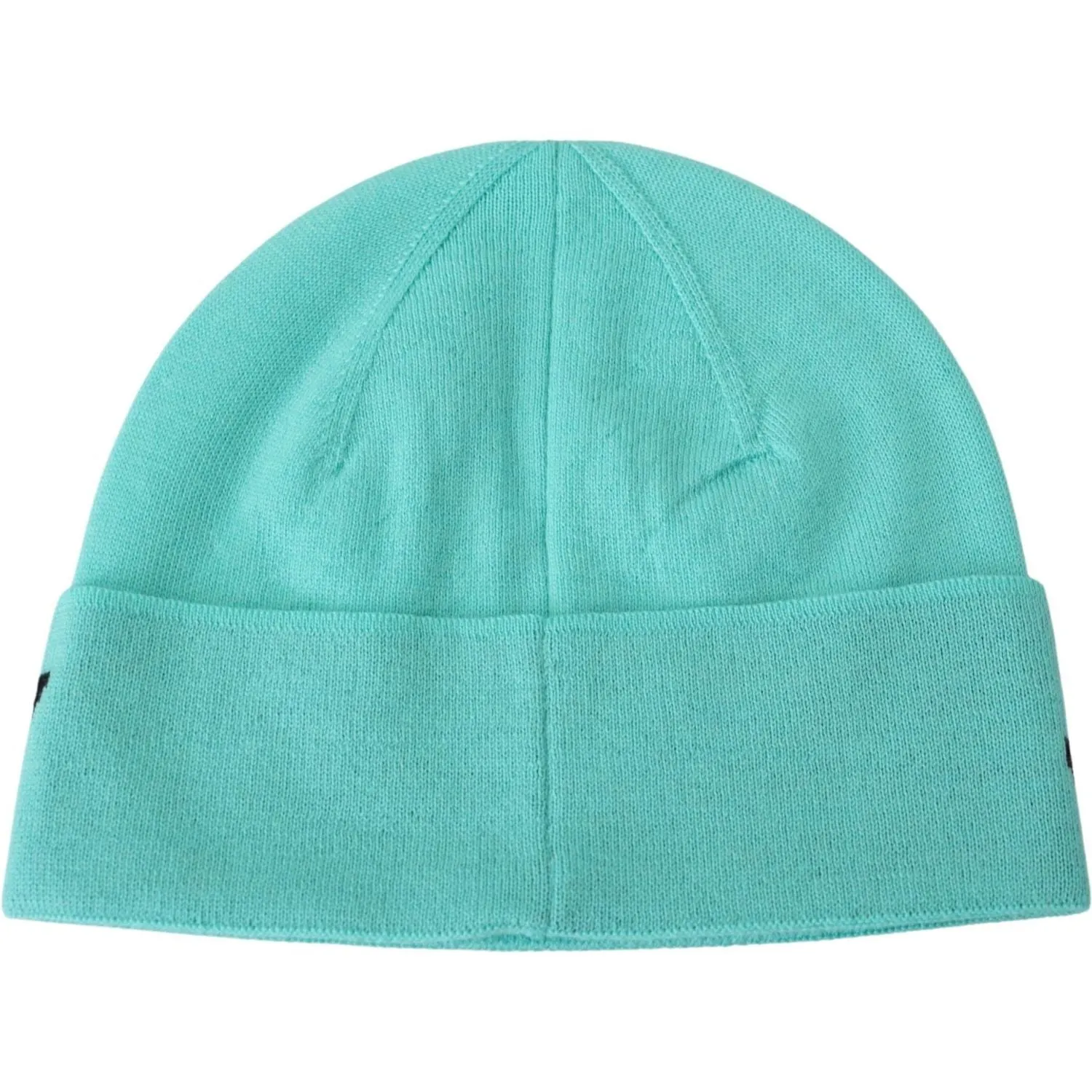 Givenchy Aquamarine Green Wool Beanie with Signature Logo