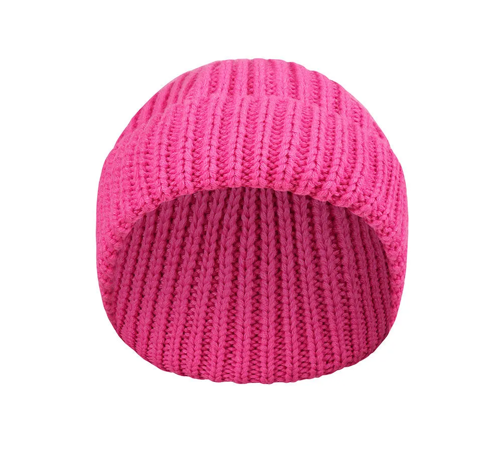 Hot Pink Knit Beanie