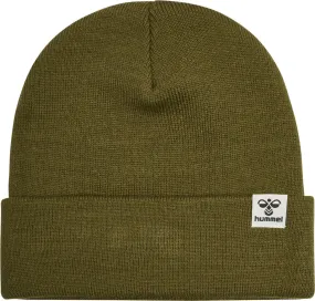 Hummel Kids&#x27; hmlPARK Beanie (2022) Dark Olive | Buy Hummel Kids&#x27; hmlPARK Beanie (2022) Dark Olive here | Outnorth