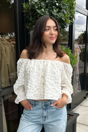 JACEY OFF SHOULDER TOP