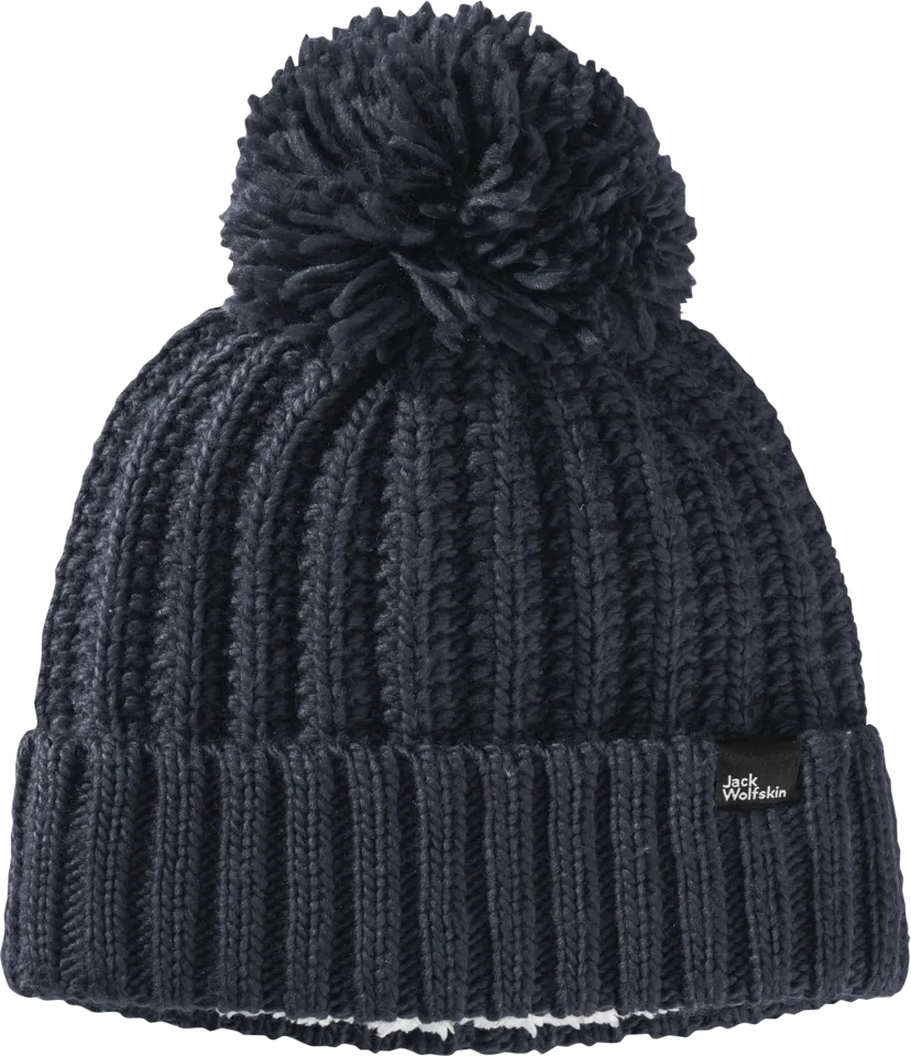 Jack Wolfskin Women&#x27;s Highloft Knit Beanie Night Blue | Buy Jack Wolfskin Women&#x27;s Highloft Knit Beanie Night Blue here | Outnorth