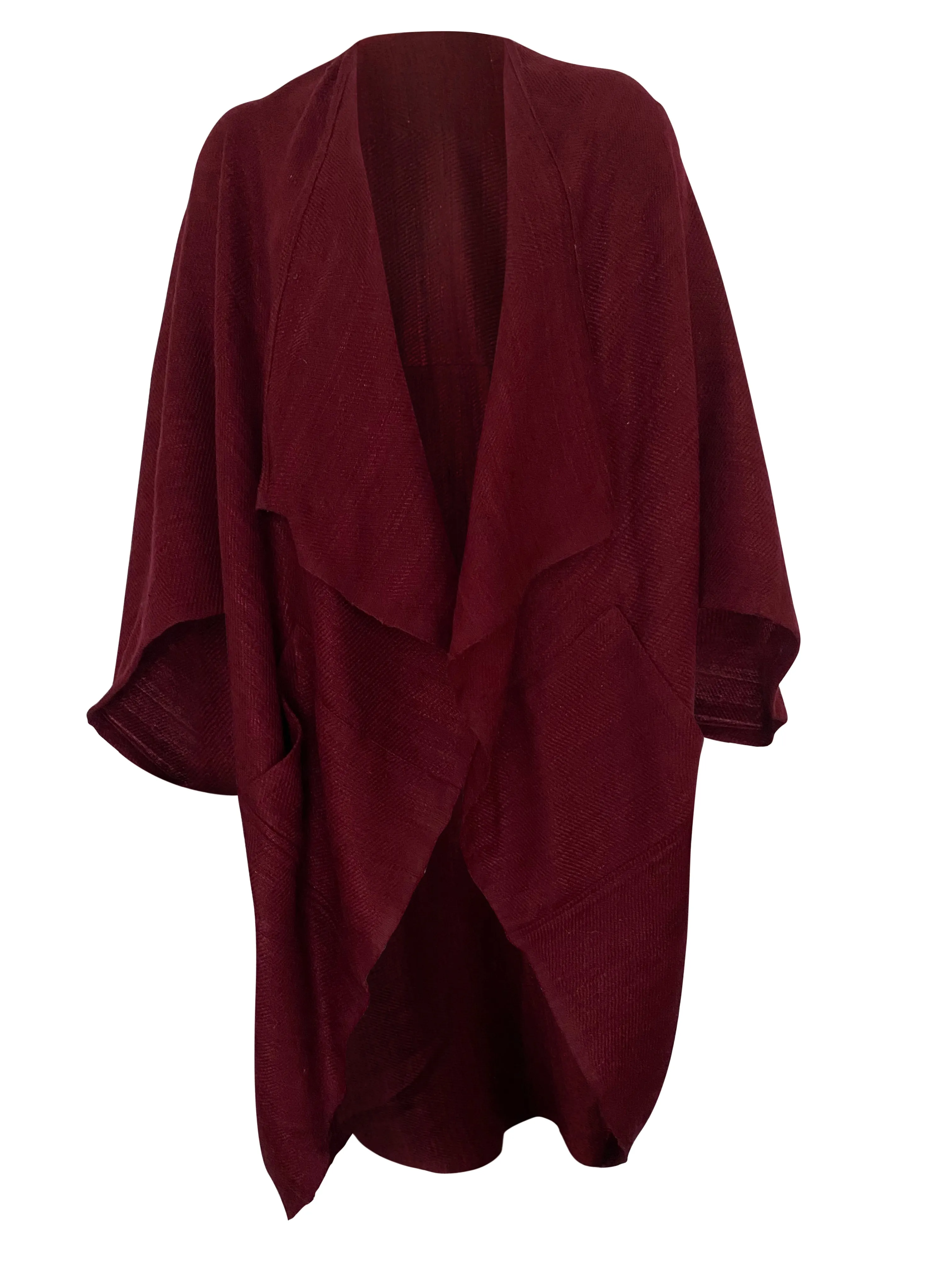 JIVA Wool Silk Kimono Fire