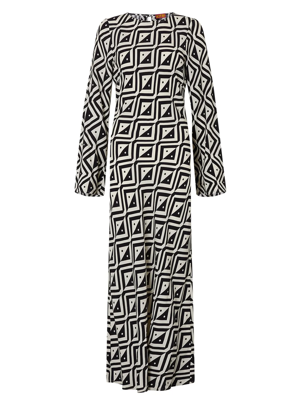 Keira Diamond Geo Print Maxi Dress