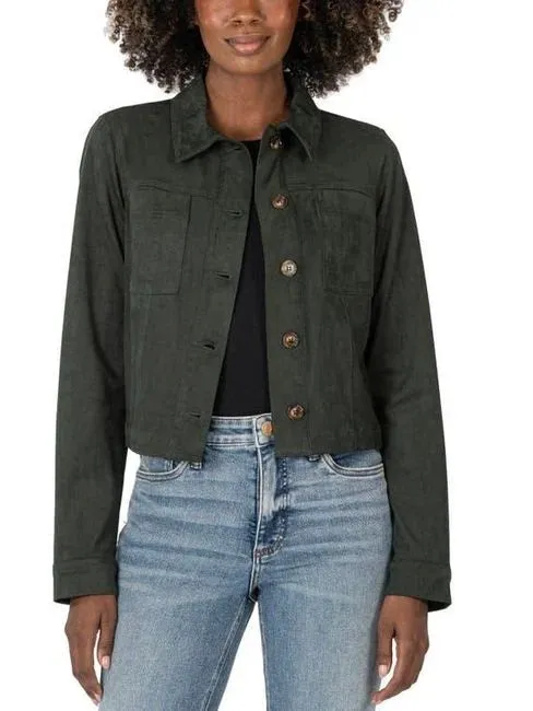 Kut Jeans : Matilda Crop Trucker Jacket